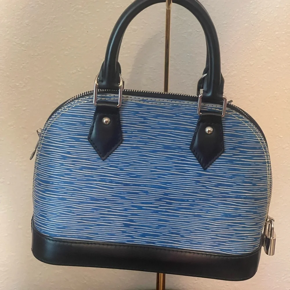 Louis Vuitton Epi Denim Alma BB Satchel - Picture 3 of 10